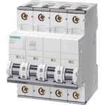 Siemens SENTRON 5SY4 MCB, 3P+N, 13A Curve D, 400V AC, 72V DC, 10 kA Breaking Capacity
