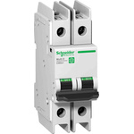 Schneider Electric Multi 9 C60BP MCB, 2P, 5A Curve C, 440V AC, 125V DC, 15 kA Breaking Capacity