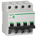 Schneider Electric Multi 9 C60N MCB, 4P, 32A Curve B, 40 kA Breaking Capacity