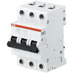 ABB System Pro M Compact S200 MCB, 3P, 100A Curve C, 440V AC, 6 kA Breaking Capacity
