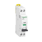 Schneider Electric Acti 9 Acti9 iDT40K MCB, 1P+N, 20A Curve C, 230V AC