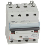 Legrand RCBO, 4P, 10A, Type AC, 400V AC