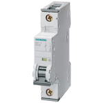 Siemens 5SY41 5SY MCB Mini Circuit Breaker, 1P, 6A, Type A, 400V AC, 60V DC, 35 kA Breaking Capacity