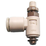 SMC AS Series Speed Controller, R 1/8 Male Inlet Port x R 1/8 Male Outlet Port x 10mm Tube Outlet Port