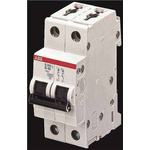 ABB System Pro M Compact S200L MCB, 2P, 10A Curve C, 400V AC, 6 kA Breaking Capacity