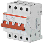 ABB MCB, 4P Poles, 63A, 440V AC, 25 kA Breaking Capacity