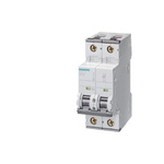 Siemens SENTRON 5SY4 MCB, 2P, 8A Curve C, 400V AC, 72V DC, 10 kA Breaking Capacity