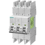 Siemens SENTRON 5SJ4 MCB, 3P, 16A Curve C, 400V AC, 60V DC, 10 kA Breaking Capacity
