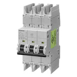 Siemens SENTRON 5SJ4 MCB, 3P, 32A Curve C, 400V AC, 60V DC, 10 kA Breaking Capacity