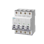 Siemens SENTRON 5SY4 MCB, 3P+N, 8A Curve C, 400V AC, 72V DC, 5 kA Breaking Capacity