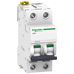 Schneider Electric Acti 9 iC60L MCB, 2P, 2A, Type Z, 15 kA Breaking Capacity