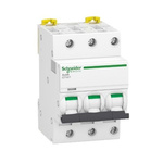 Schneider Electric Acti 9 Acti9 iDT40T MCB, 3P, 10A Curve C, 400V AC