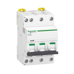Schneider Electric Acti 9 Acti9 iDT40N MCB, 3P+N, 16A Curve D, 400V AC