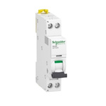 Schneider Electric Acti 9 Acti9 iDT40K MCB, 1P+N, 6A Curve C, 230V AC