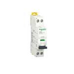 Schneider Electric Acti 9 Acti9 iDT40K MCB, 1P+N, 16A Curve C, 230V AC