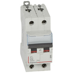 Legrand DX3 Circuit Breaker, 2P, 2A Curve D, 400V AC, 10 kA Breaking Capacity