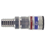 CEJN Pneumatic Quick Connect Coupling Brass, Steel 10mm Hose Barb