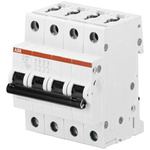 ABB System Pro M Compact S200L MCB, 4P, 63A Curve C, 400V AC, 6 kA Breaking Capacity