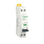 Schneider Electric Acti 9 Acti9 iDT40T MCB, 1P+N, 20A Curve C, 230V AC, 6 kA Breaking Capacity