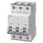 Siemens SENTRON 5SY6 MCB, 3P, 10A Curve C, 6 kA Breaking Capacity