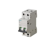 Siemens SENTRON 5SL4 MCB, 2P, 300mA Curve C, 400V AC, 72V DC, 10 kA Breaking Capacity