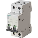 Siemens SENTRON 5SL6 MCB, 2P, 50A Curve B, 400V AC, 72V DC