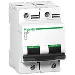 Schneider Electric Acti 9 A9N1 MCB, 2P, 80A Curve B
