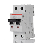 ABB System Pro M Compact S200 MCB, 2P, 63A Curve C, 440V AC, 125V DC, 6 kA Breaking Capacity