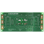 Schurter, DKIH-EVB 50A 250 V ac, 425 V dc Power Line Filter, Solder 1, 3 Phase