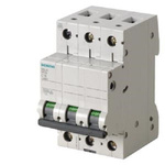 Siemens SENTRON 5SL4 MCB, 3P, 2A Curve C, 400V AC, 72V DC, 10 kA Breaking Capacity