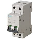 Siemens SENTRON 5SL4 MCB, 1P+N, 1.6A Curve C, 230V AC, 72V DC
