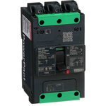 Schneider Electric, PowerPact MCCB 3P 100A, Breaking Capacity 14 kA, Fixed Mount