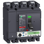 Schneider Electric, ComPact MCCB Molded Case Circuit Breaker 4P 100A, Fixed Mount