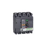 Schneider Electric, ComPact MCCB Molded Case Circuit Breaker 4P 250A, Fixed Mount