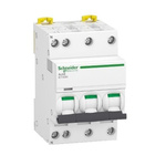 Schneider Electric Acti 9 Acti9 iDT40N MCB, 3P+N, 25A Curve C, 400V AC