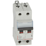 Legrand DX3 Circuit Breaker, 2P, 20A Curve D, 230 → 400V AC, 10 kA Breaking Capacity