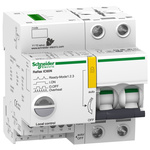 Schneider Electric Acti 9 A9C MCB, 2P, 25A, 500V AC, 10 kA Breaking Capacity