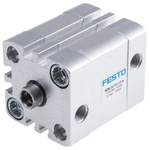 Festo Pneumatic Cylinder 50mm Bore, 10mm Stroke, ADN Series, Double Acting