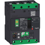 Schneider Electric, Compact MCCB 4P 160A, Breaking Capacity 70 kA, DIN Rail Mount