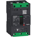 Schneider Electric, Compact MCCB 3P 50A, Breaking Capacity 25 kA, DIN Rail Mount