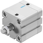 Festo Pneumatic Compact Cylinder 50mm Bore, 25mm Stroke, ADN Series, Double Acting