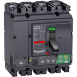 Schneider Electric, ComPact MCCB Molded Case Circuit Breaker 4P 100A, Fixed Mount