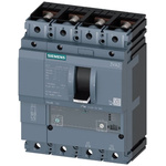 Siemens, SENTRON MCCB 4P 63A, Breaking Capacity 2.5 kA, Fixed Mount
