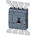 Siemens, SENTRON MCCB 4P 1.25kA, Breaking Capacity 25 kA, Fixed Mount
