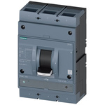 Siemens, SENTRON MCCB Molded Case Circuit Breaker 3P 1kA, Breaking Capacity 55 kA, DIN Rail Mount
