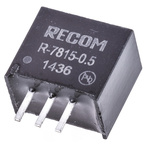 Recom Through Hole Switching Regulator, 15V dc Output Voltage, 18 → 32V dc Input Voltage, 500mA Output Current