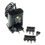 Ansmann, 18W Plug In Power Supply 3 V dc, 4.5 V dc, 5 V dc, 6 V dc, 7.5 V dc, 9 V dc, 12 V dc, 1.5A, Level V