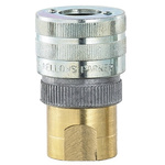 Parker Pneumatic Quick Connect Coupling Steel 1/2 in Threaded