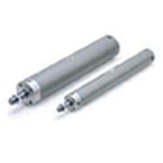 SMC Pneumatic Roundline Cylinder 40mm Bore, 100mm Stroke, CDG1 Series, Double Acting