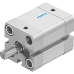 Festo Pneumatic Compact Cylinder 25mm Bore, 15mm Stroke, ADN Series, Double Acting